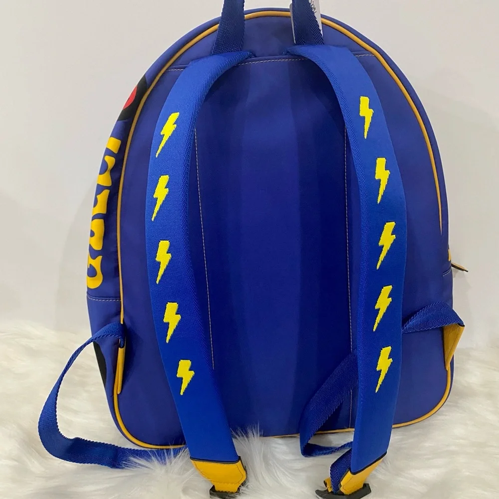 Gucci Kids Backpack Cars Nylon Blue - Picture 11 of 14